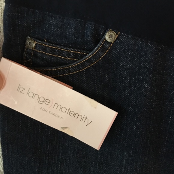 New Liz Lange Women’s Maternity Jeans Sz 4 - Picture 3 of 8
